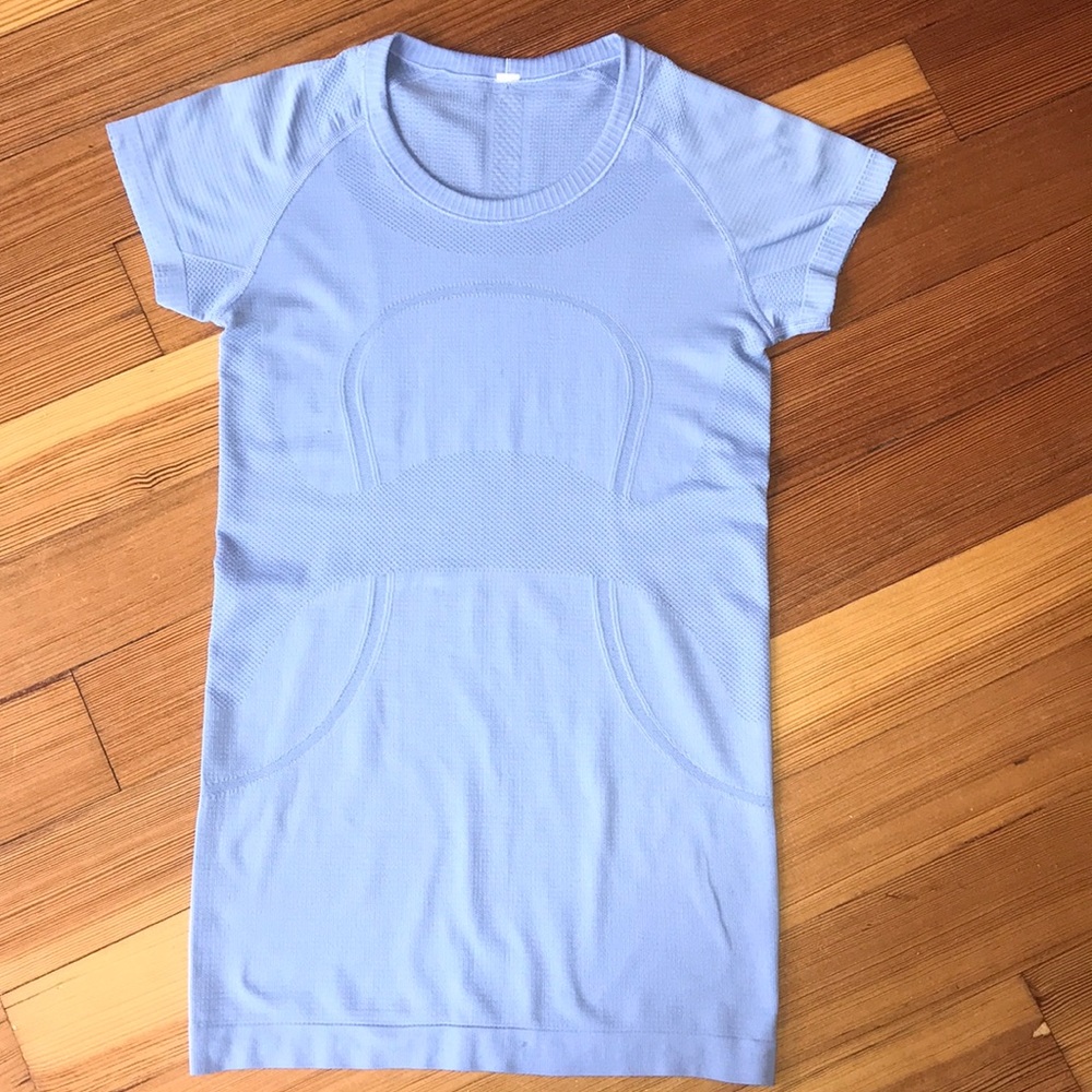 purple lululemon shirt